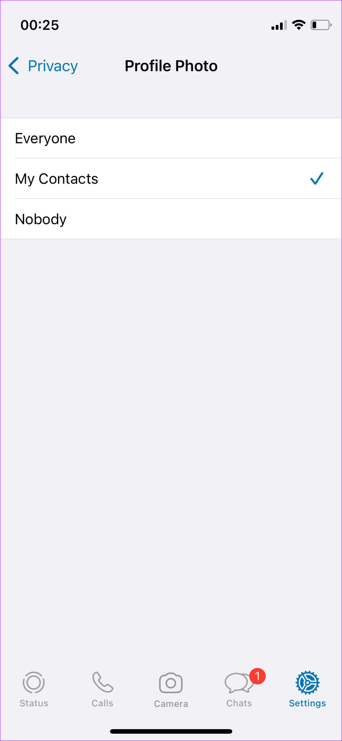 whatsapp-dp-ios-5-1125x2436 أفضل 6 طرق لإصلاح عدم ظهور صورة ملف تعريف WhatsApp