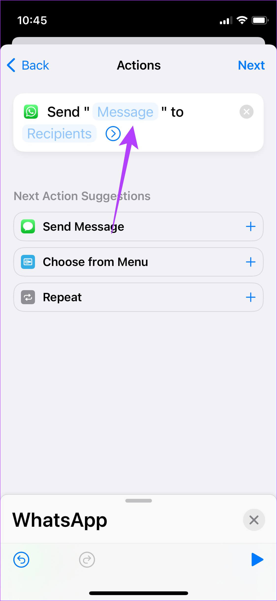 whatsapp-schedule-ios-13 كيفية جدولة رسائل WhatsApp على iPhone