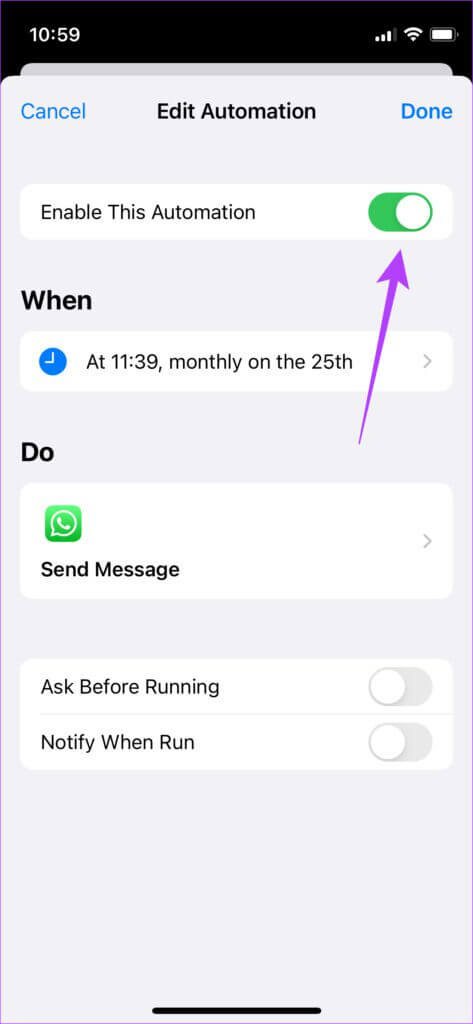 whatsapp-schedule-ios-24-473x1024-1 كيفية جدولة رسائل WhatsApp على iPhone