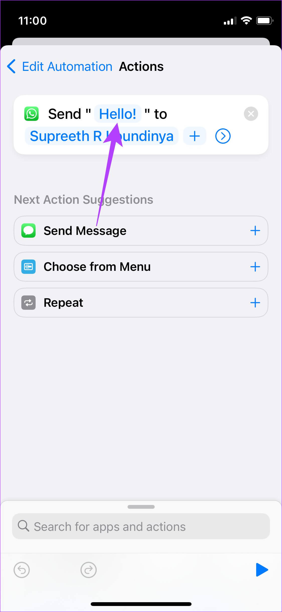 whatsapp-schedule-ios-27 كيفية جدولة رسائل WhatsApp على iPhone