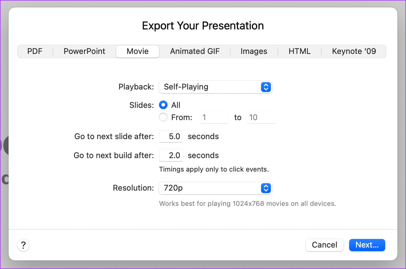 with-border-Screenshot-2022-04-21-at-7.20.36-PM-1328x878 كيفية تحويل ملف Keynote إلى فيديو على iPhone و iPad و Mac