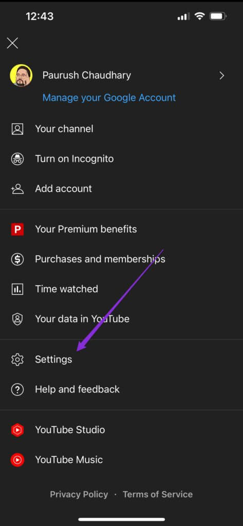 youtube-app-settings-iphone-473x1024-1 أهم 6 ميزات على YouTube يجب أن تجربها على Android و iPhone