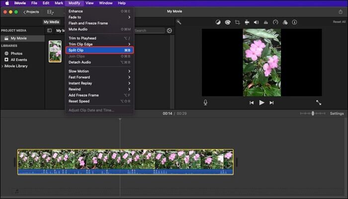 كيفية قص مقاطع الفيديو في IMovie - %categories