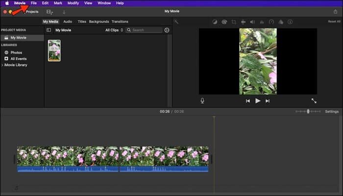 كيفية قص مقاطع الفيديو في IMovie - %categories