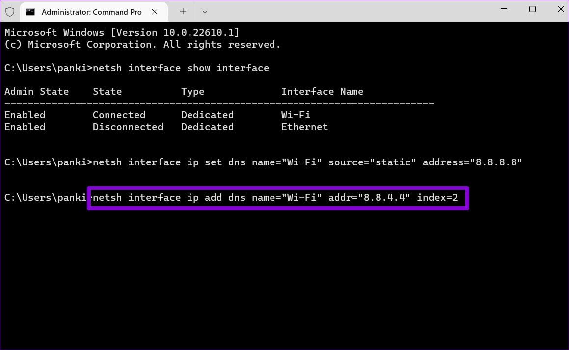 Add-DNS-via-Control-Panel-on-Windows-11-1159x713 أفضل 3 طرق لتغيير خادم DNS على Windows 11