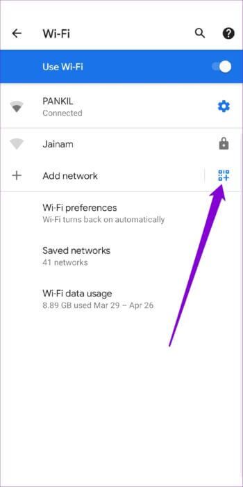 Add-Network-on-Android-512x1024-1-350x700 كيفية إظهار و عرض ومشاركة كلمات مرور Wi-Fi على Android