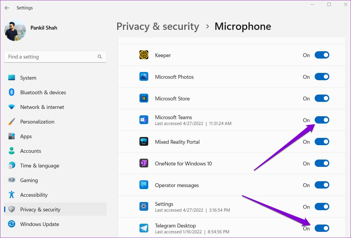 Allow-Apps-to-Use-Microphone-on-Windows-1198x813 أفضل 7 طرق لإصلاح مشكلة عدم عمل الميكروفون على Windows 11