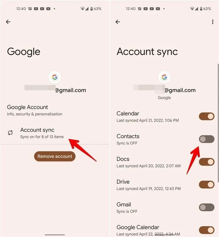 Android-Accounts-Google-Contacts-Sync-700x756 كيفية نقل جهات الاتصال من هاتف إلى آخر