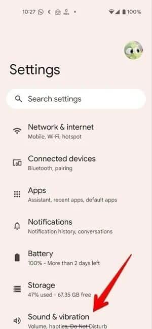 Android-Sound-Vibrationjpg-300x650 كيفية إيقاف تشغيل "عدم الإزعاج" أثناء القيادة