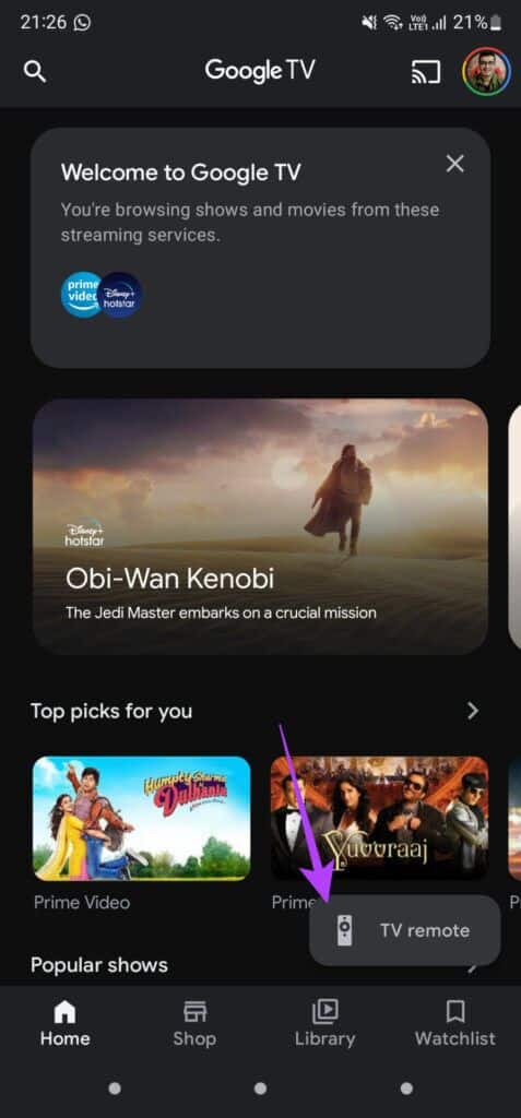 Android-TV-remote-2-477x1024-1-477x1024 أفضل 7 طرق لإصلاح عدم عمل جهاز التحكم عن بعد في Android TV
