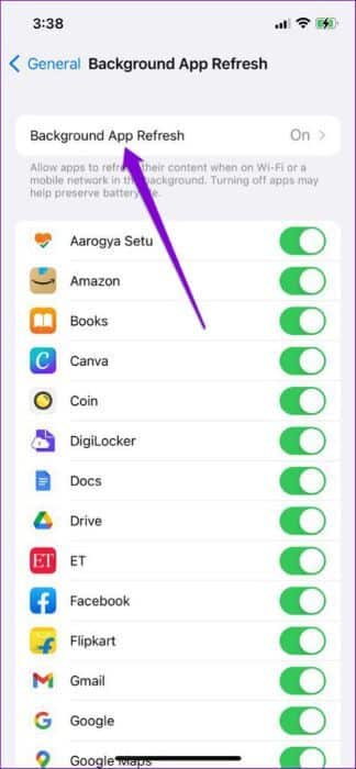Background-App-Refresh-Settings-on-iPhone-474x1024-1-324x700 أفضل 8 طرق لإصلاح عدم عمل خدمات الموقع على iPhone