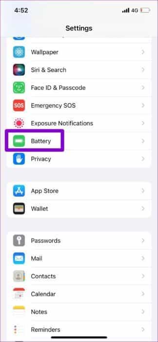 Battery-Settings-on-iPhone-2-474x1024-1-324x700 أفضل 8 طرق لإصلاح عدم عمل خدمات الموقع على iPhone