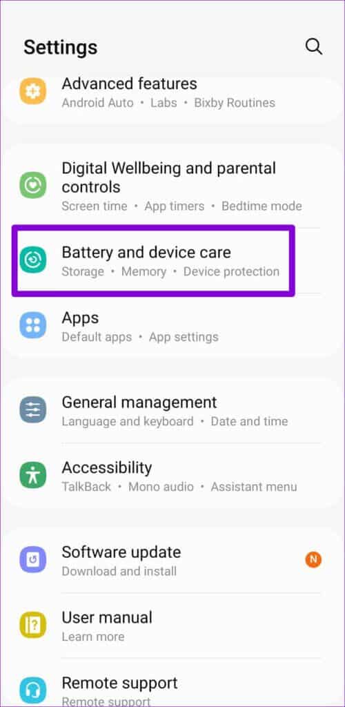 Battery-and-Device-Care-Settings-1-500x1024-1-500x1024 أفضل 6 طرق لإصلاح عدم عمل خدمات الموقع على Android