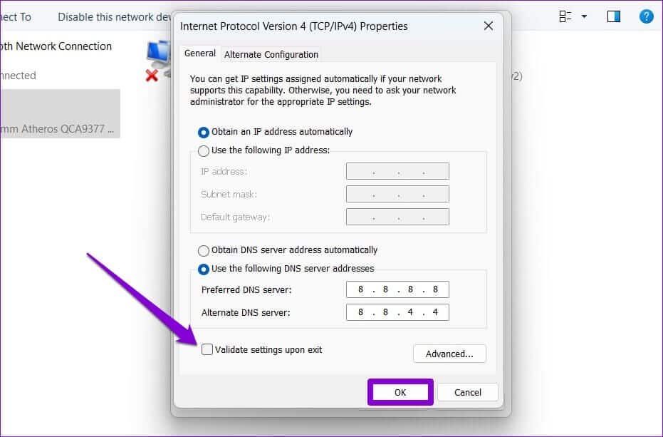 Change-DNS-via-Control-Panel-on-Windows-11-931x613 أفضل 3 طرق لتغيير خادم DNS على Windows 11