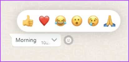 Chat-reaction-emoji-whatsapp-windows-414x199 كيفية إرسال تفاعلات الرسائل على WhatsApp باستخدام رموز تعبيرية مختلفة