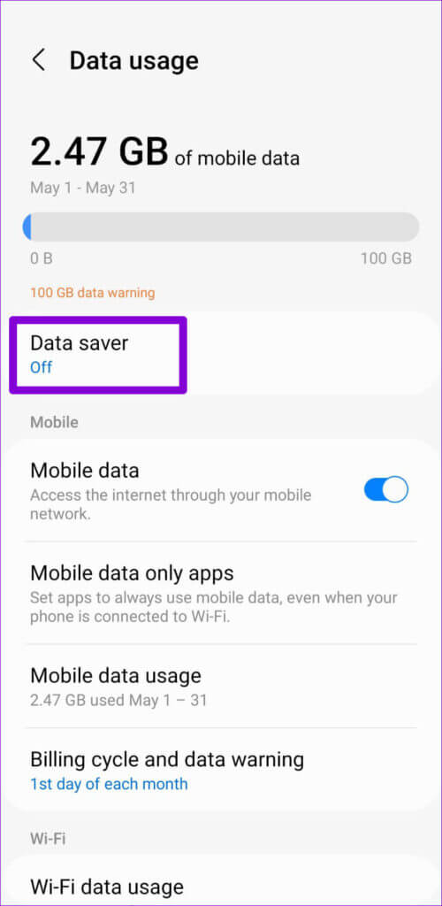 Data-Saver-on-Android-500x1024-1-500x1024 أفضل 6 طرق لإصلاح عدم عمل خدمات الموقع على Android