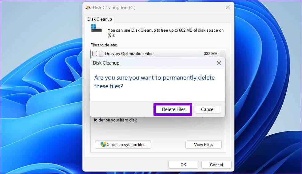 Delete-Temporary-Files-Using-Disk-Cleanup-982x566 أفضل 3 طرق لحذف الملفات المؤقتة على Windows 11