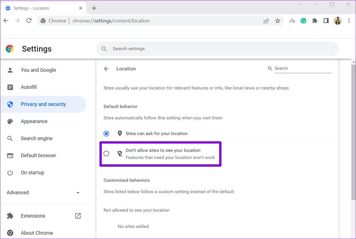 Disable-Location-in-Chrome-1249x839 كيفية تعطيل أو تمكين خدمات الموقع في Google Chrome