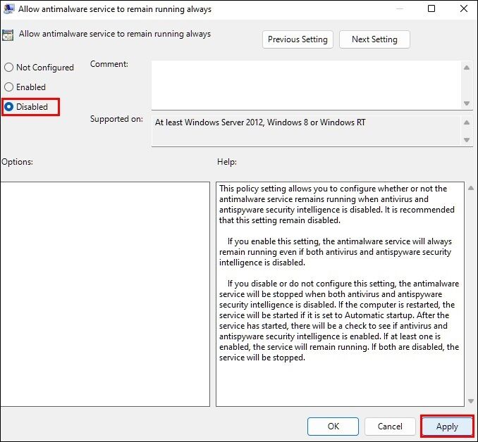 Disable1-678x628 كيفية تعطيل برنامج Windows Defender في Windows 11