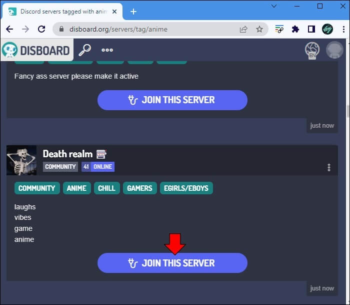 Disboard-4-700x609 كيفية البحث عن خوادم Discord على جهاز كمبيوتر أو جهاز محمول