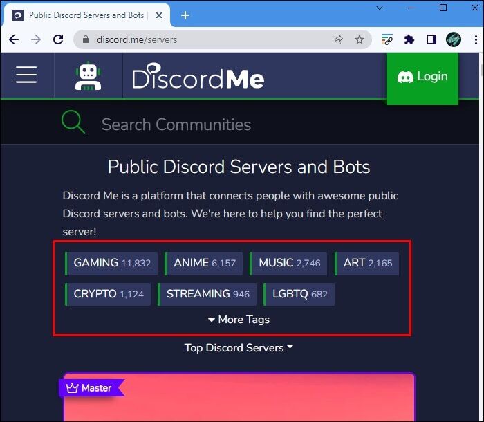 كيفية البحث عن خوادم Discord على جهاز كمبيوتر أو جهاز محمول - %categories