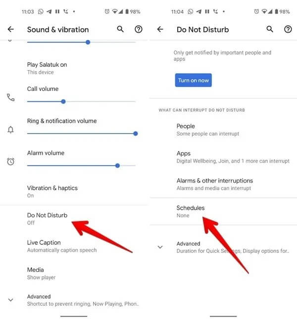 Do-Not-Disturb-Android-Driving-Mode-Schedule-600x645 كيفية إيقاف تشغيل "عدم الإزعاج" أثناء القيادة