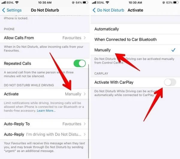 Do-Not-Disturb-Turn-off-Permanently-iPhone-CarPlay-600x531 كيفية إيقاف تشغيل "عدم الإزعاج" أثناء القيادة
