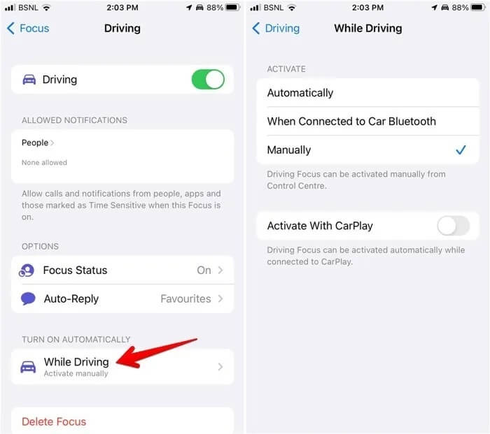 Do-not-disturb-Driving-iPhone-Focus-Off-Automatically-700x621 كيفية إيقاف تشغيل "عدم الإزعاج" أثناء القيادة