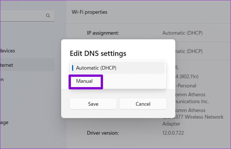 Edit-DNS-Settings-on-Windows-11-805x520 أفضل 3 طرق لتغيير خادم DNS على Windows 11