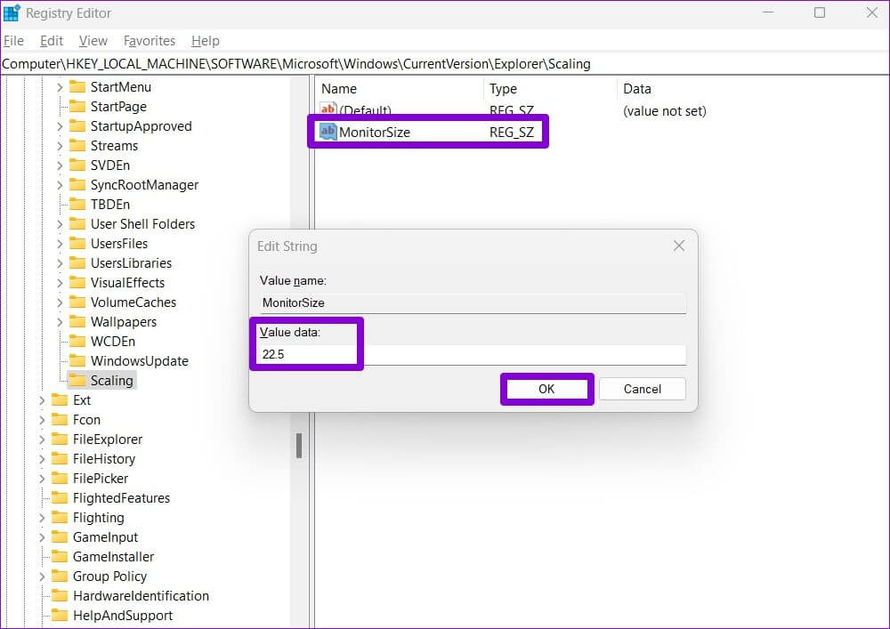 Edit-Registry-Keys-1000x707 أفضل 6 طرق لإصلاح عدم عمل لوحة المفاتيح على الشاشة على Windows 11
