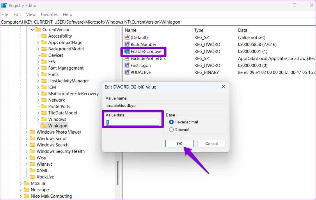 Enable-Dynamic-Lock-on-Windows-via-Registry-Editor-1086x687 أفضل 4 طرق لإصلاح عدم عمل القفل الديناميكي على Windows 11