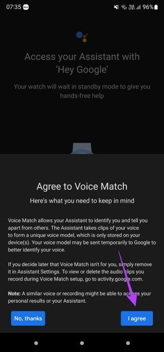 GW-GA-22-326x700 كيفية تثبيت Google Assistant واستخدامه على Samsung Galaxy Watch 4