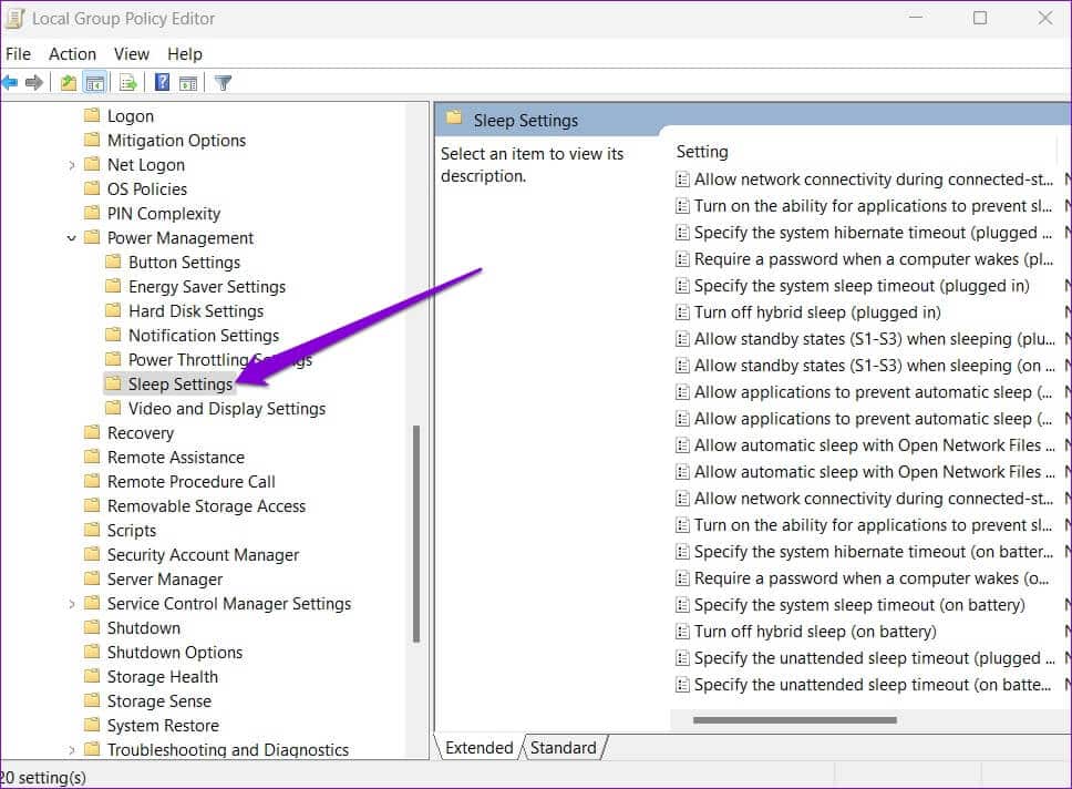 Group-Policy-Editor-968x712 أفضل 4 طرق لتعطيل شاشة تسجيل الدخول بعد السكون على Windows 11