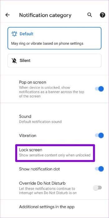 Hide-Lock-Screen-Notification-for-App-512x1024-1-350x700 كيفية إخفاء إشعارات شاشة القفل على Android