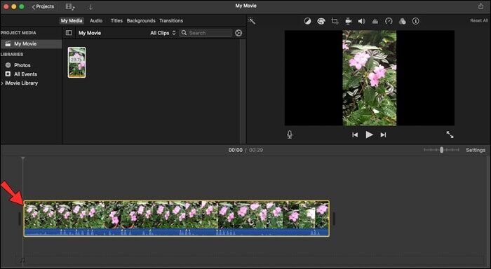 Hold-your-pointer-700x384 كيفية قص مقاطع الفيديو في IMovie