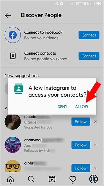 IG-3-5-350x622 كيفية البحث عن حساب على Instagram برقم الهاتف