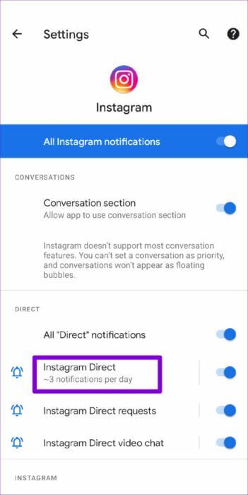 Instagram-Direct-Notifications-513x1024-1-351x700 كيفية إخفاء إشعارات شاشة القفل على Android