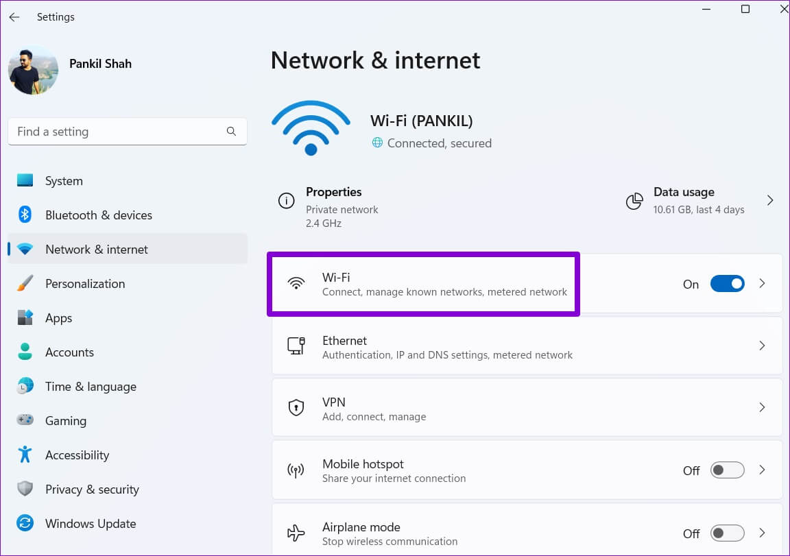 Internet-Connection-on-Windows-11-1152x811 أفضل 3 طرق لتغيير خادم DNS على Windows 11