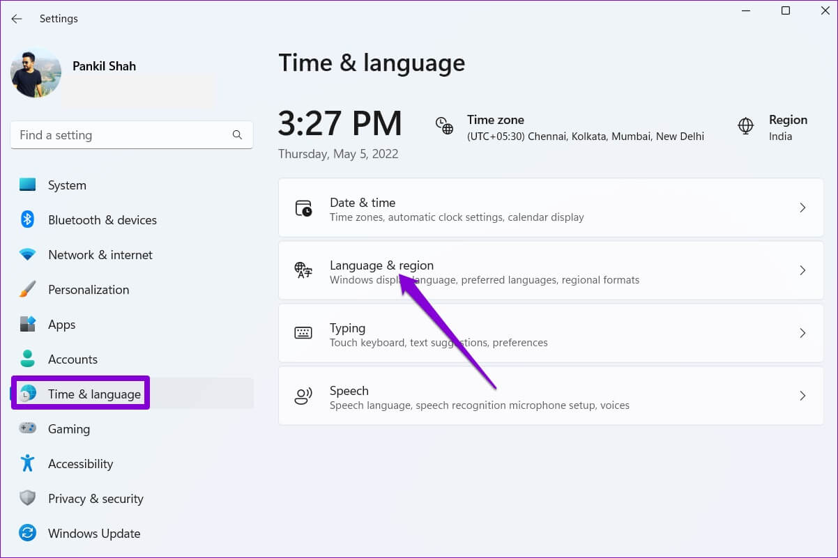 Language-Settings-on-Windows-11-1202x801 كيفية تغيير اللغة الافتراضية على Windows 11
