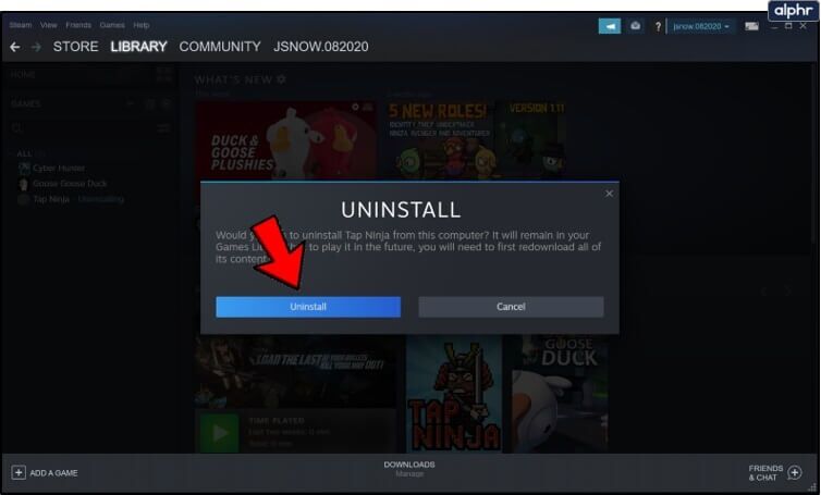 كيفية إلغاء تثبيت لعبة Steam - %categories