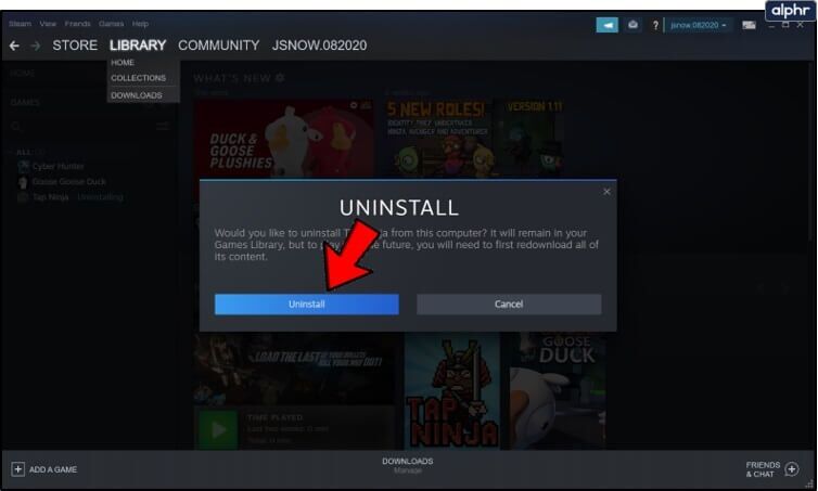 كيفية إلغاء تثبيت لعبة Steam - %categories