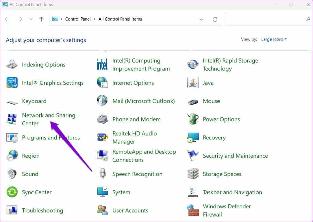 Network-and-Sharing-Center-1083x767 أفضل 3 طرق لتغيير خادم DNS على Windows 11