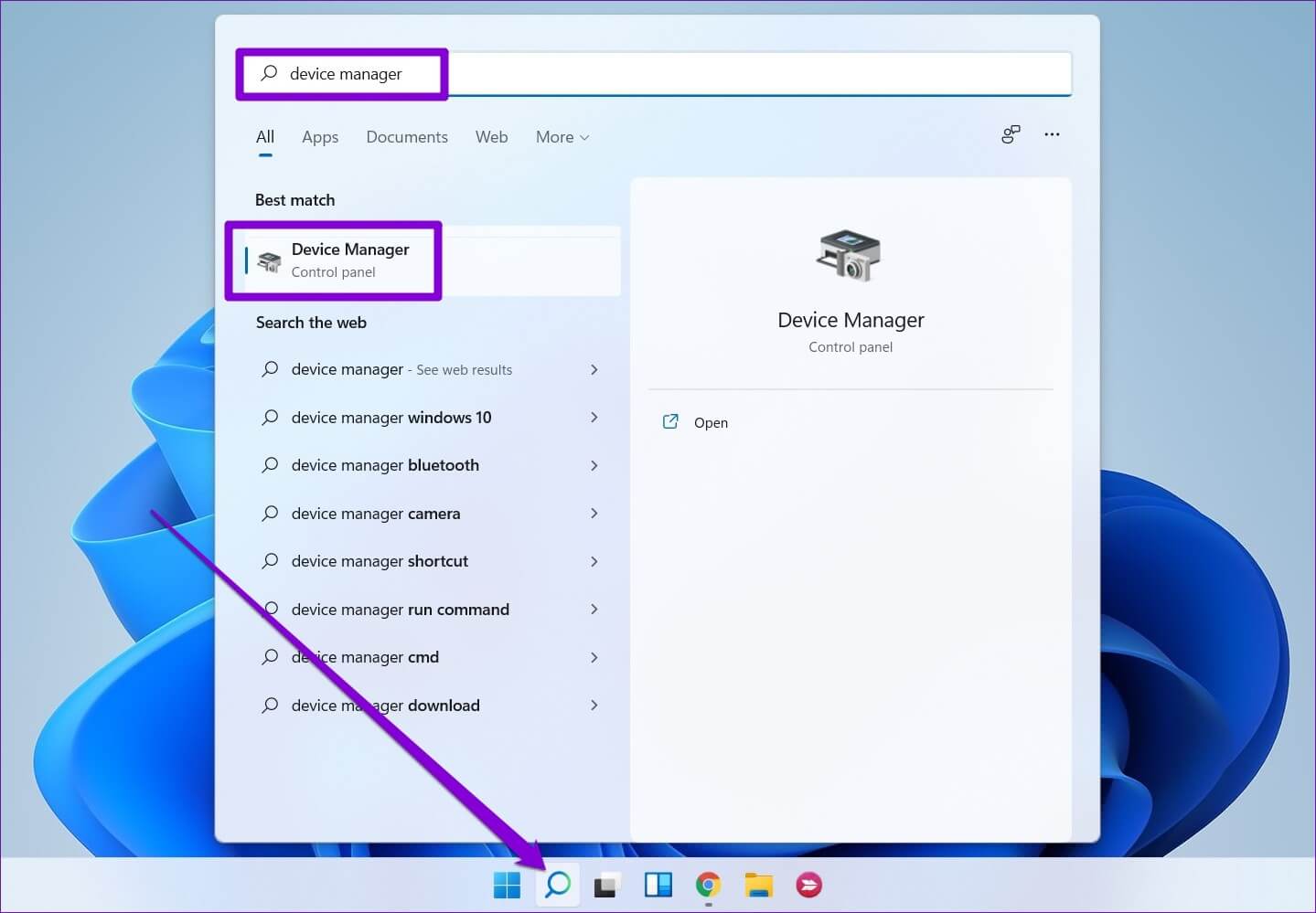 Open-Device-Manager-13-1-1439x999 أفضل 6 طرق لإصلاح عدم استجابة خادم DNS على Windows 11
