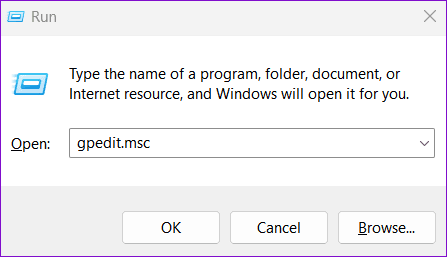Open-Group-Policy-on-Windows أفضل 3 طرق لتعطيل أو تمكين ميزات البحث في Windows 10 و Windows 11