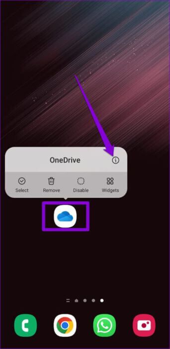 Open-OneDrive-App-Info-500x1024-1-342x700 أفضل 6 طرق لإصلاح استمرار Microsoft OneDrive في التعطل على Android