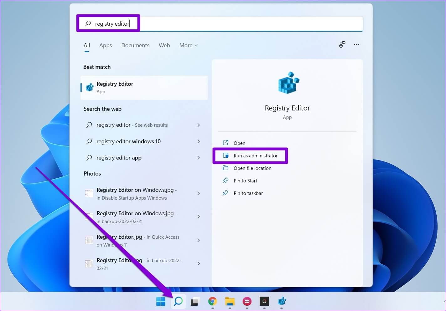 Open-Registry-Editor-on-Windows-11-4-1424x994 أفضل 4 طرق لإصلاح عدم عمل القفل الديناميكي على Windows 11