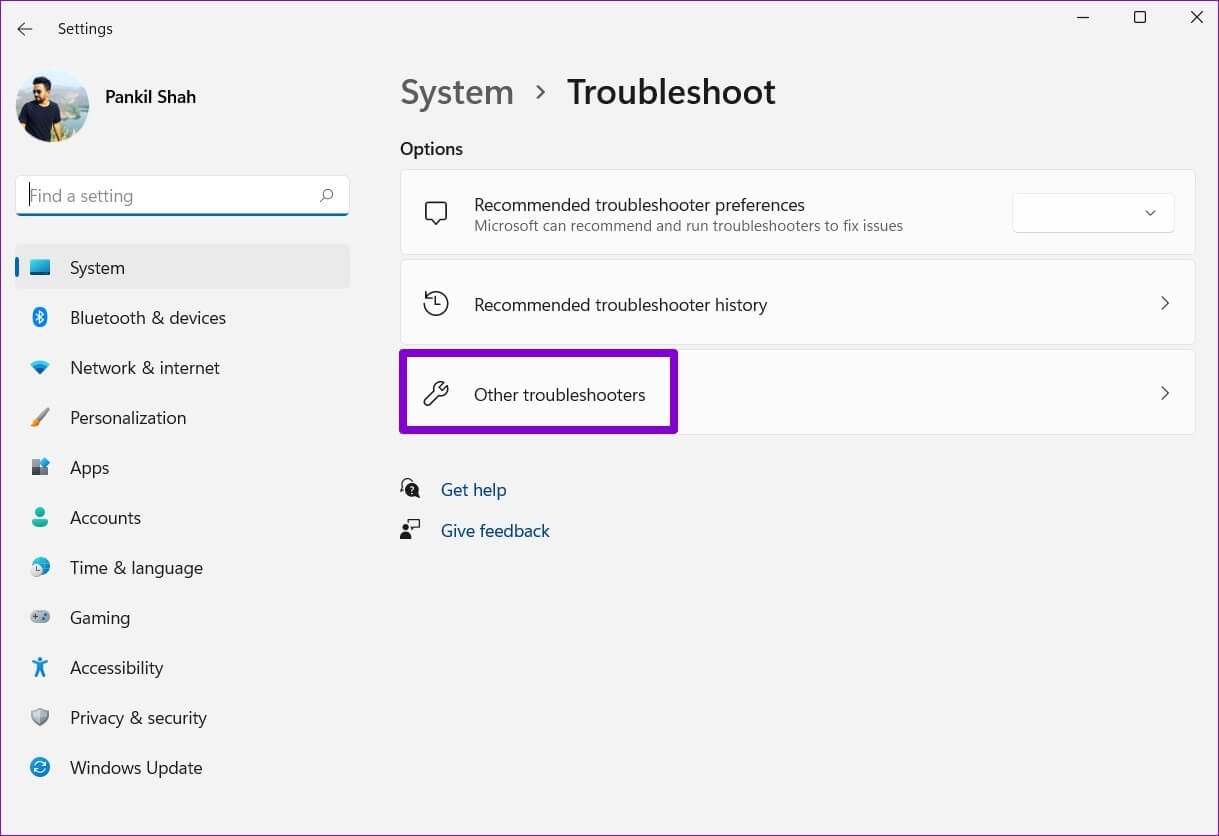 Other-Troubleshooter-9-1219x836 أفضل 7 طرق لإصلاح مشكلة عدم عمل الميكروفون على Windows 11