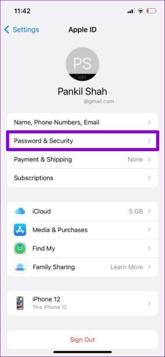 Passwrod-and-Security-on-iPhone-474x1024-1-324x700 أفضل 6 طرق لإصلاح خطأ تحديث إعدادات معرف Apple على iPhone