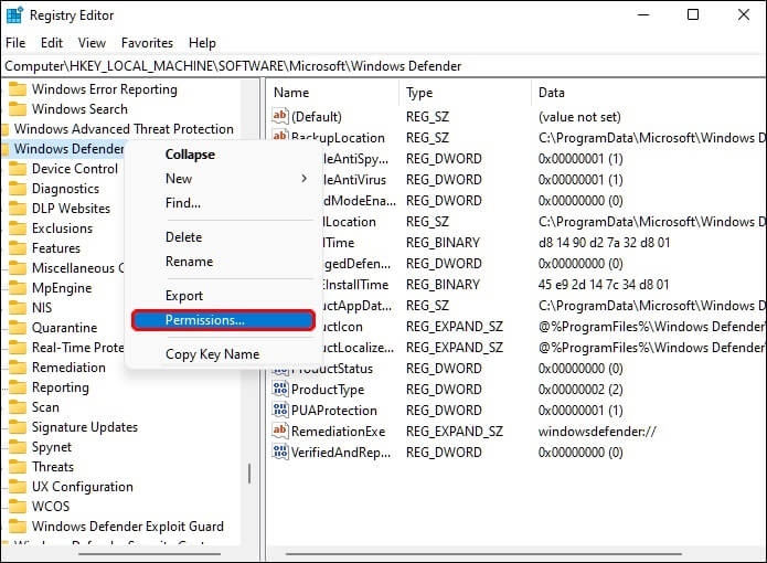 Permission-695x510 كيفية تعطيل برنامج Windows Defender في Windows 11