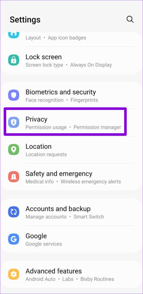 Privacy-Settings-on-Android-500x1024-1-500x1024 كيفية تمكين وتعطيل وإدارة أذونات التطبيق على Android